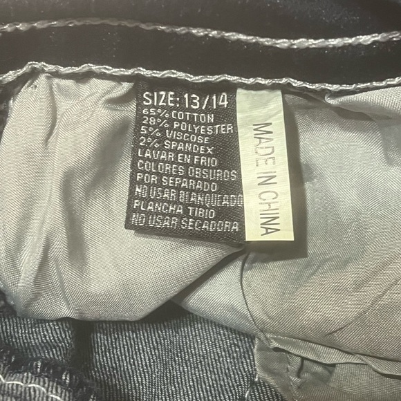 NWT Women's SKY Jeans Size 13/14 Low Rise Flare Star Jewel Bedazzled Pockets - Picture 5 of 6